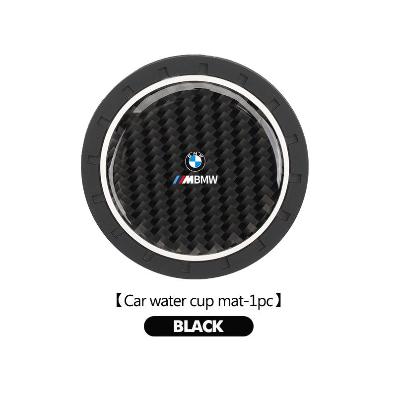 

For BMW 1/2pcs Car Waterproof Anti Slip Mat Coaster Silicone Water Cup Mat G30 G20 M3 M5 E91 E92 E93 E36 E70 X3 X4 X5 X1 E39 F30