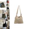 Stylish Street Trend Canvas Bucket Bag For Women 2024 Fashionable Large Capacity