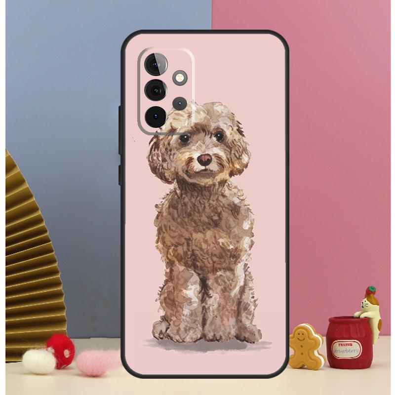 Brown Cockapoo Case For Samsung Galaxy A16 A26 A36 A56 A15 A17 A55 A35 A32 A52 A13 A33 A53 A14 A34 A54 A06