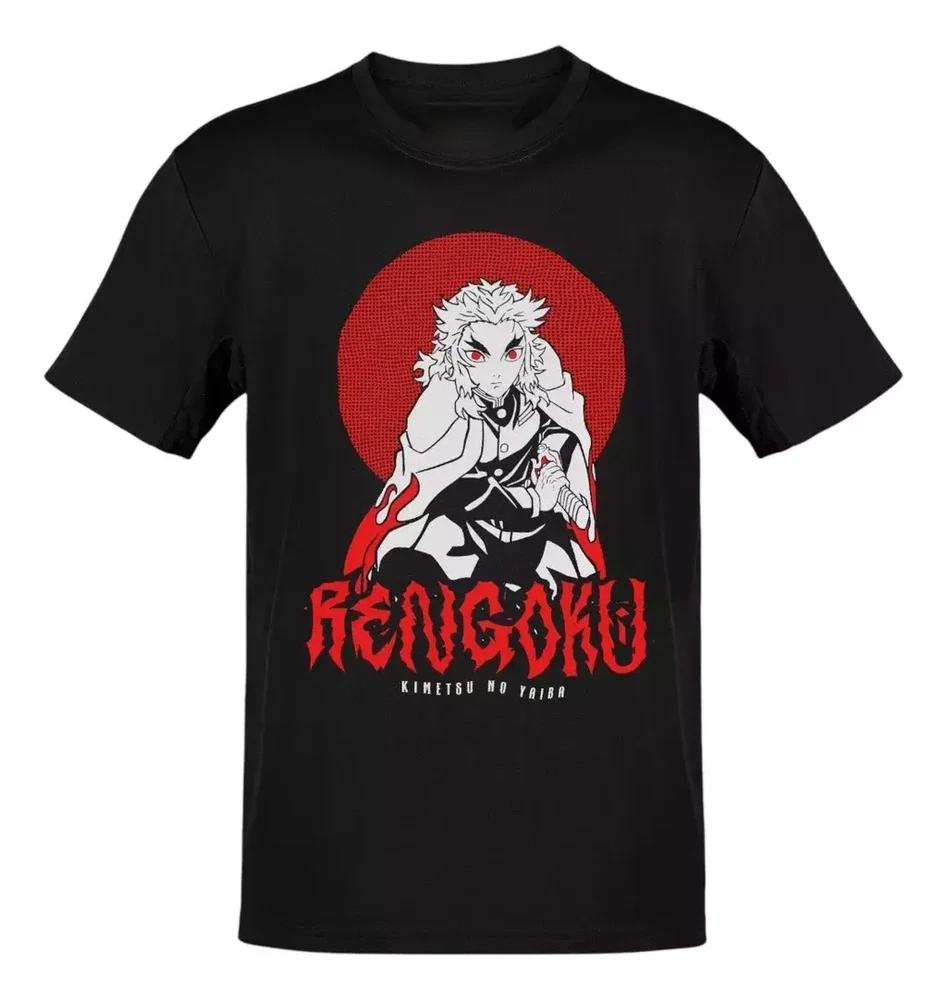 Anime Demon Slayer Kyojuro Rengoku Circulo T Shirt Size S 4xl Gift For Friends
