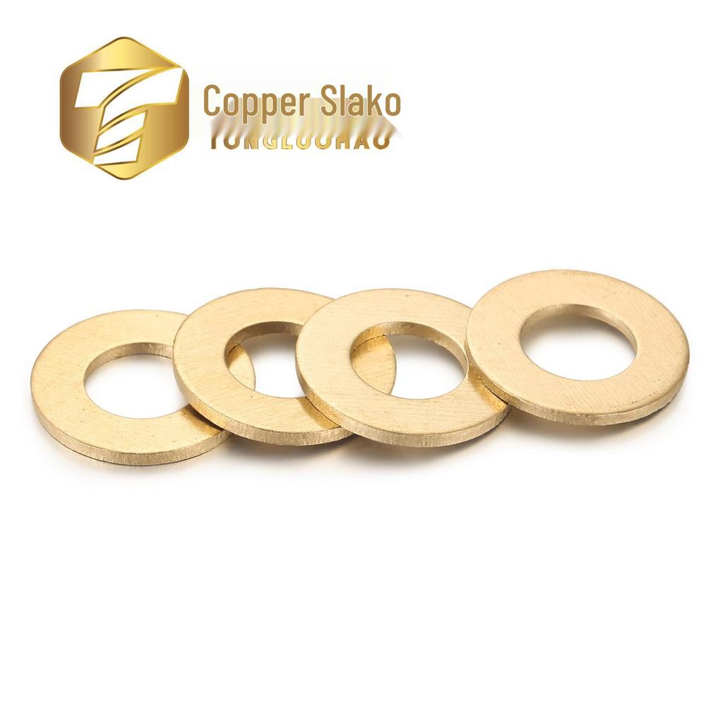 Copper H62 Brass Flat Washer for Enhanced Electrical Conductivity – Available In Sizes 2 To 14