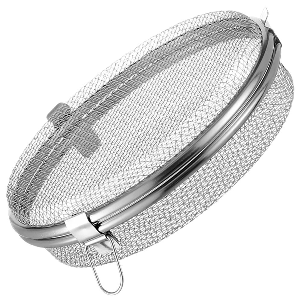 Round Mesh Box Dishwasher Cutlery Basket Bottle Parts Storage Baskets Storage Baskets Stainless Steel Utensil Baby argento