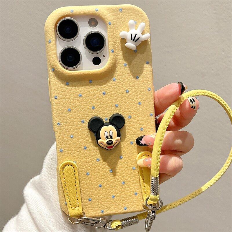 

Mickey Apple 16 ProMax Mobile Phone Case IPhone 15 New Model 13 Women s Apple 14 Soft Set Iphone 12 Pendant Apple 16