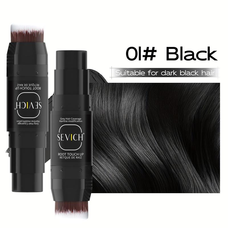 

Одноразовая ручка-краска для волос с кисточкой SEVICH Водостойкий стик для подкрашивания волос Быстрое покрытие для седых волос Временный консилер Ручка-стик для заполнения бороды
