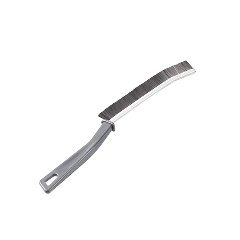 Tiles Grout Cleaner Brush Long Handle Durable Household Cleaning Brush Bathroom Floor Door Window Gap Remove Dust Nylon Brush