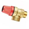 New Brass Automatic Drain Valve with Meter 3/5/6 Bar Solar Safety Valve Wall-mounted Pressure Valve Solar Water Heater Systems