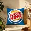 Stylish BBurger Kingful Cushion Cover Versatile DoubleSided Pillow Case Fit for Sofa Bed Car  Daily Decor