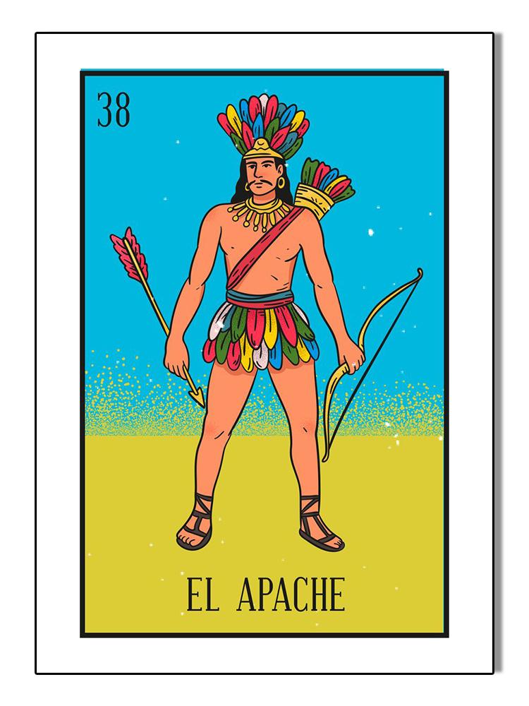 Abstraktní mexická loterie kreslený plakátový tisk plátno malba papoušek srdce severské nástěnné umění pro obývací pokoj domácí dekorace