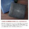 [Pelle Morbida] Two-Fold Wallet Blue PM-SR002-BLU