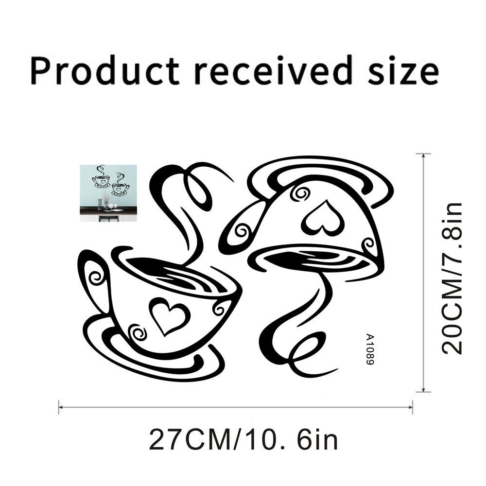 Coffee Cup Wall Decor Sticker