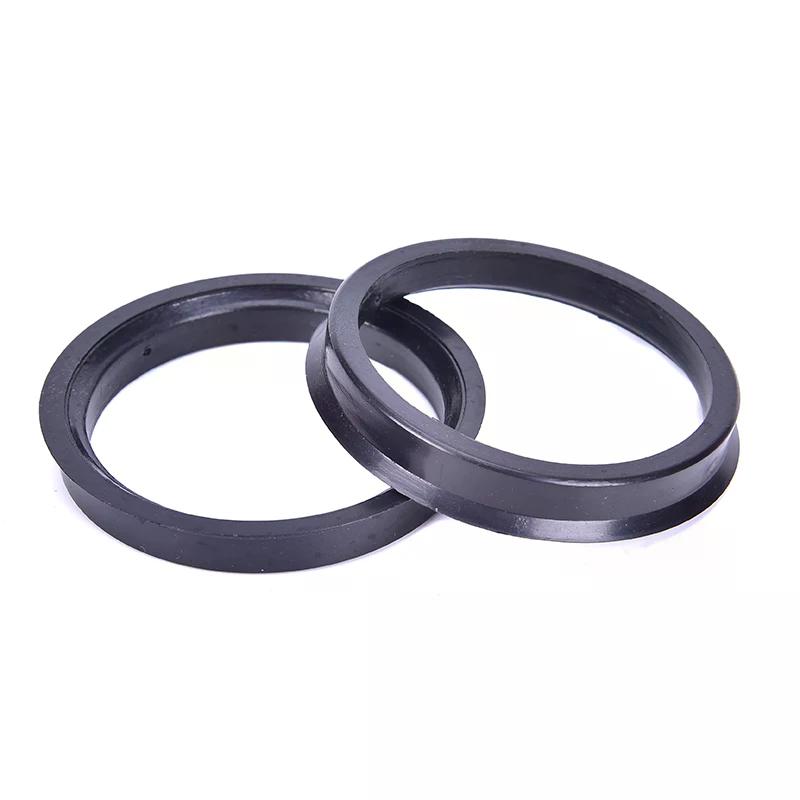 4Pcs 66.6mm to 57.1mm Plastic Wheel Hub Centric Rings Center Collar Hub Bore Adapter for Car Wheel Rims