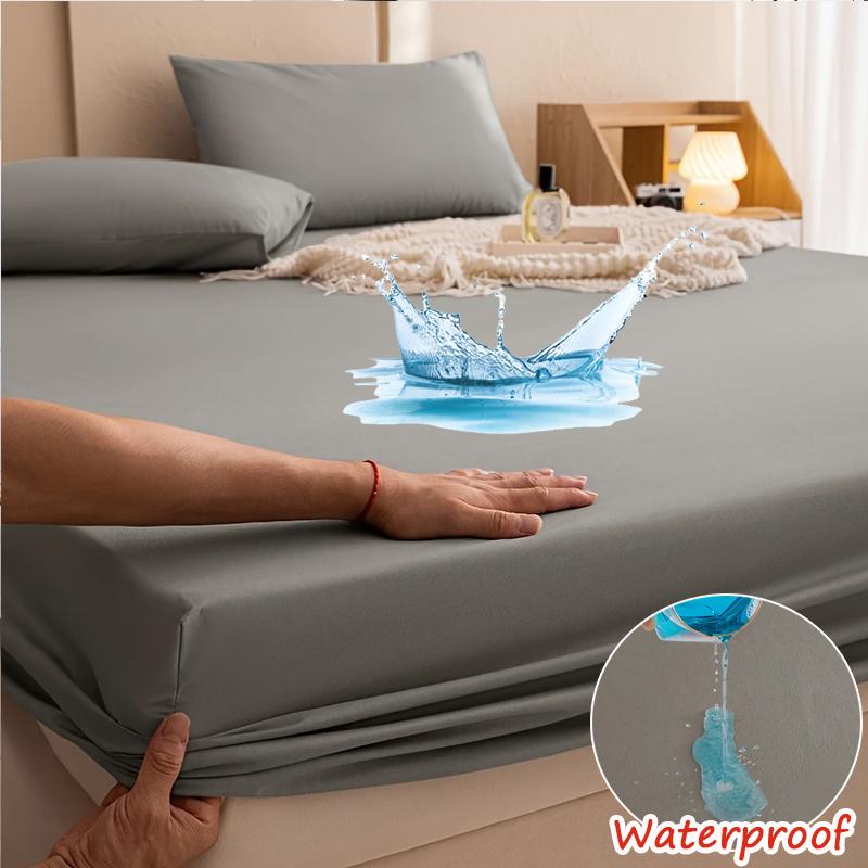 High Quality Mattress Protector - Heavy-Duty Bed Sheet with Deep Pocket Leakproof Fitted Mattress Cover