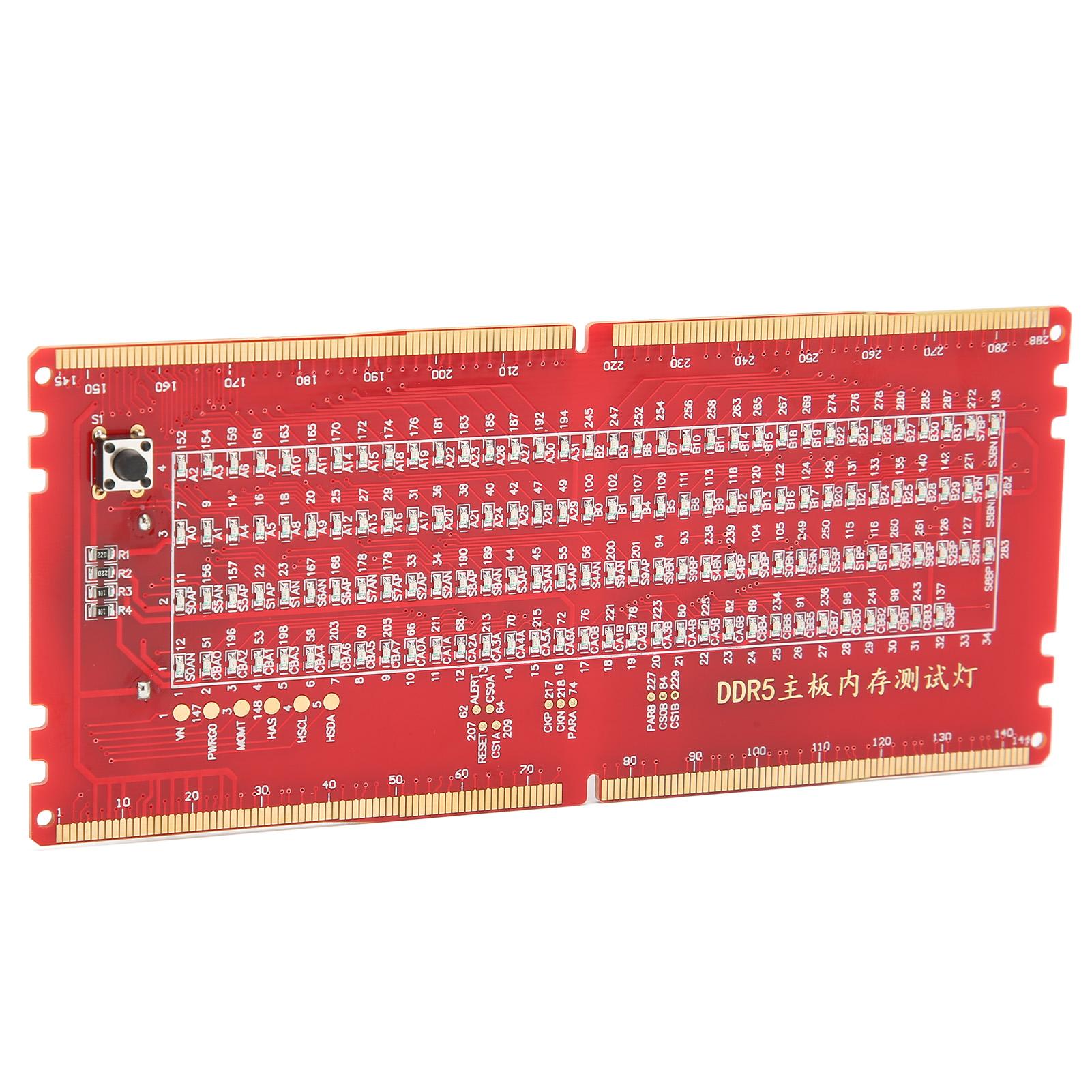 

Тестер пам яті DDR5 Світлодіодний Безпечний Міцний Стабільний Тестер настільної пам яті для Пам яті Комп ютера