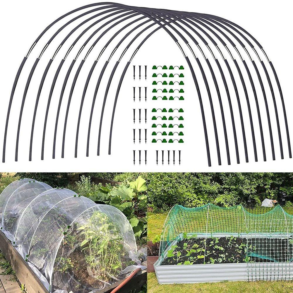 Plant Tunnel Arches Tunnel Arch for Raised Bed Greenhouse Tyres for Raised Bed