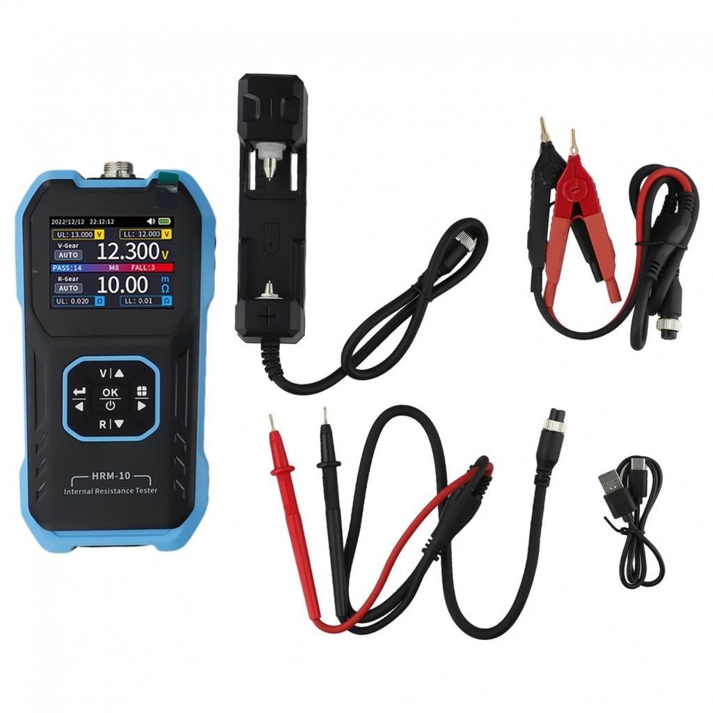 Advanced HRM10 Internal Resistance Meter with Historical Record Support