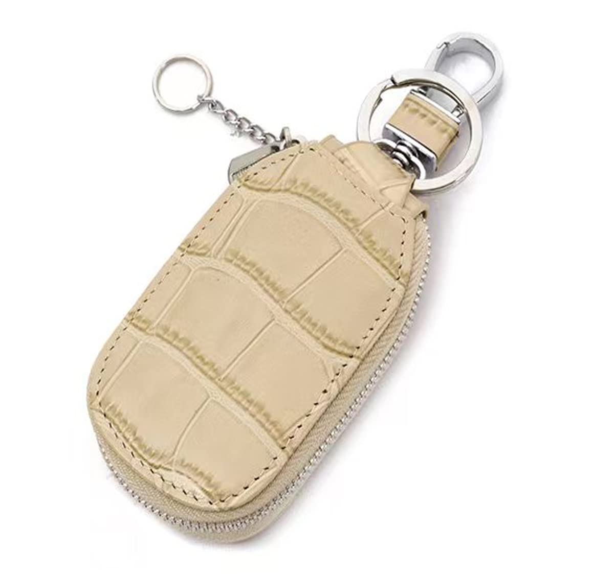 

Smart Key Case, Key Case, Key Cover, Replacement, Toyota Key Case, Universal, Alligator Pattern, бежевий