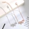 Elegant Bow Zircon Bracelet - Women's European & American Design