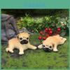 Pug Resin Animal Figurine Cute Dog Decor For Car Interior And Giftgiving