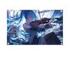 1PC Japanese Anime Star Hatsune Miku Flag Banners Four Hole Flag Polyester Outdoor Decor Room Aesthetic