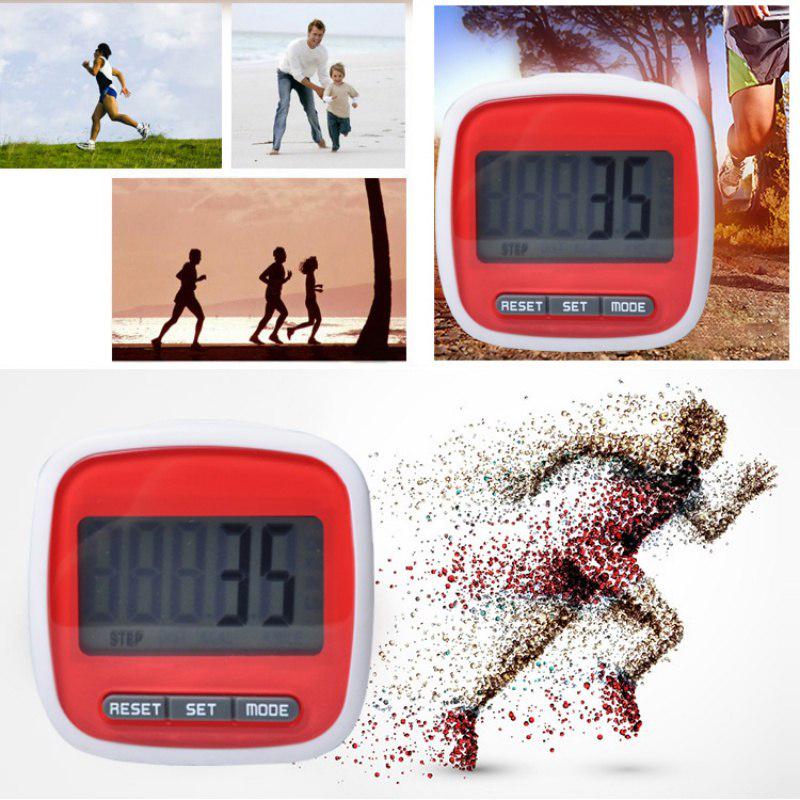 Multi-Function Mini Waterproof Digital Pedometer Step Movement Calorie Counter Fitness Equipment