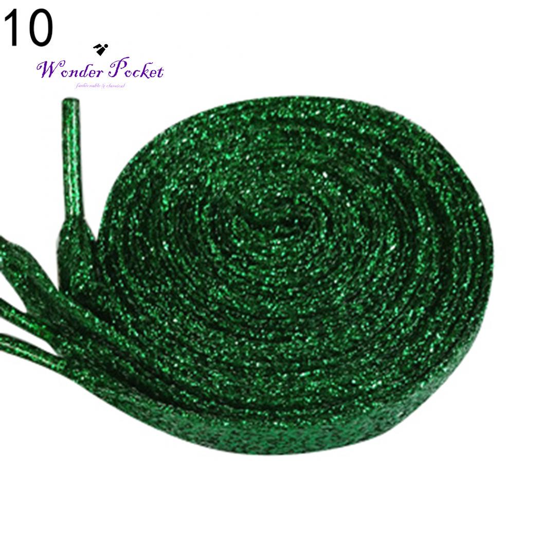 

Блестящие шнурки на кроссовки трава зеленый