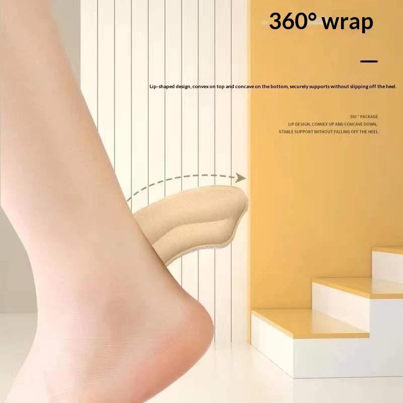 10Pair Self-Adhesive Heel Protectors Heel Inserts Heel Pads For Too Big Shoes Improve Shoe Fit And Comfort Prevent Heel Slippage