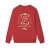 New FILA ORIGINALE Sweatshirt Unisex Legend Red F11U519202F-RD
