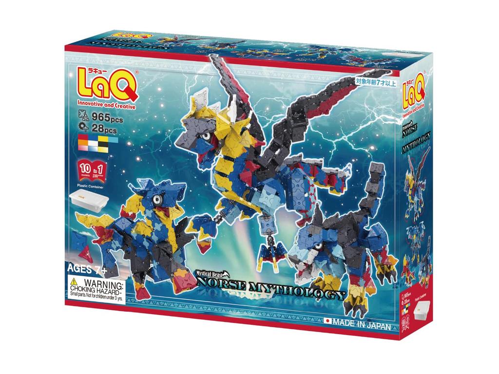 Yoshiritsu LaQ Mystical Beasts Norse Mythology L009333 (965pcs + SP28pcs)