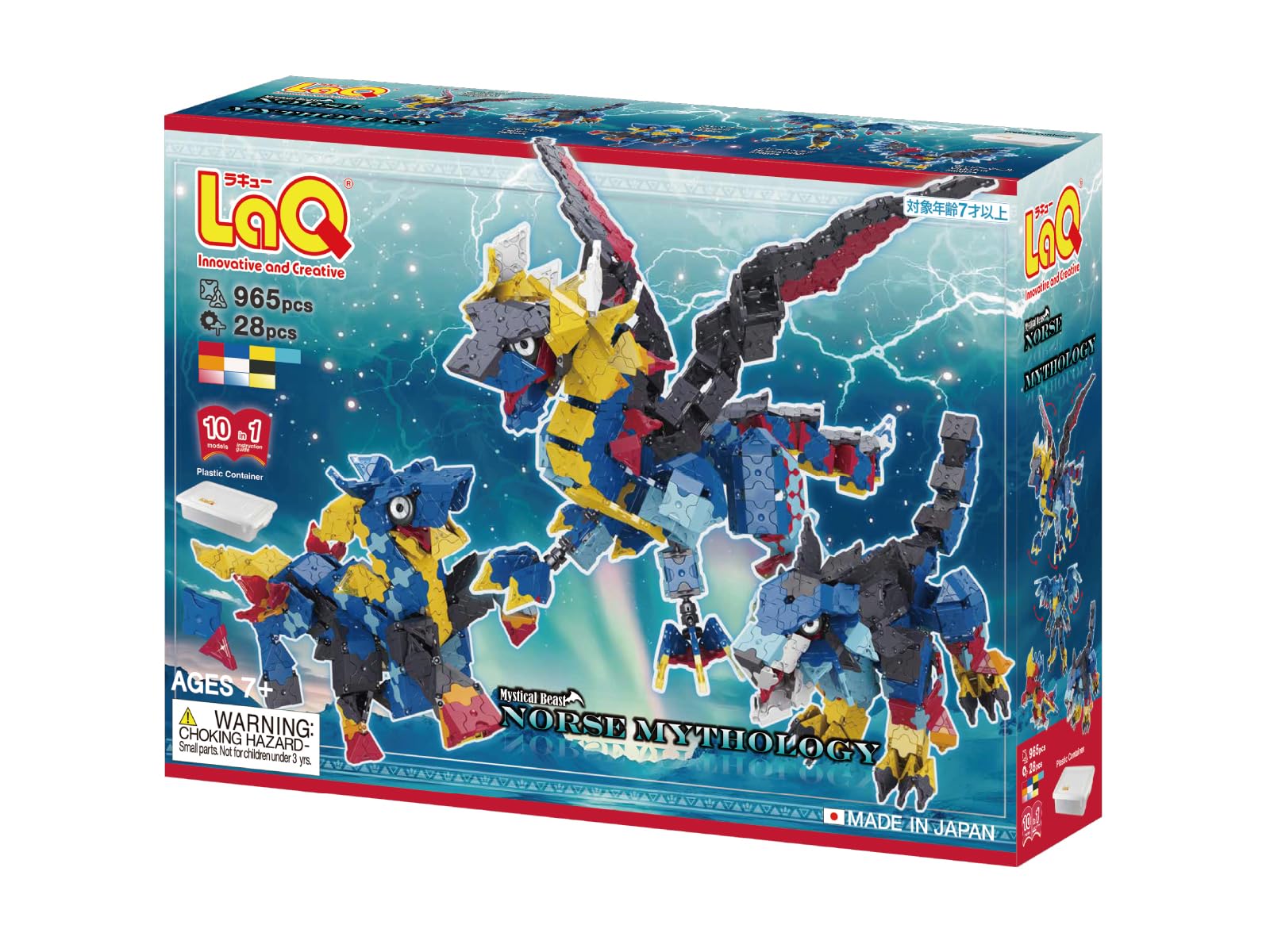 

Yoshiritsu LaQ Mystical Beasts Norse Mythology (965 pieces + SP 28 pieces) L009333