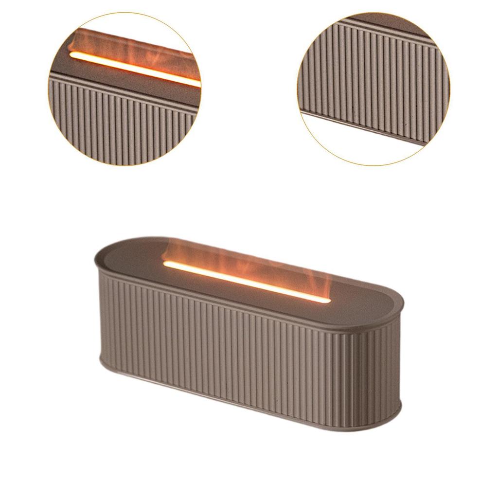 USB Bunter Flammen Ätherische Öle Diffusor für Zuhause Büro Timing-Funktion