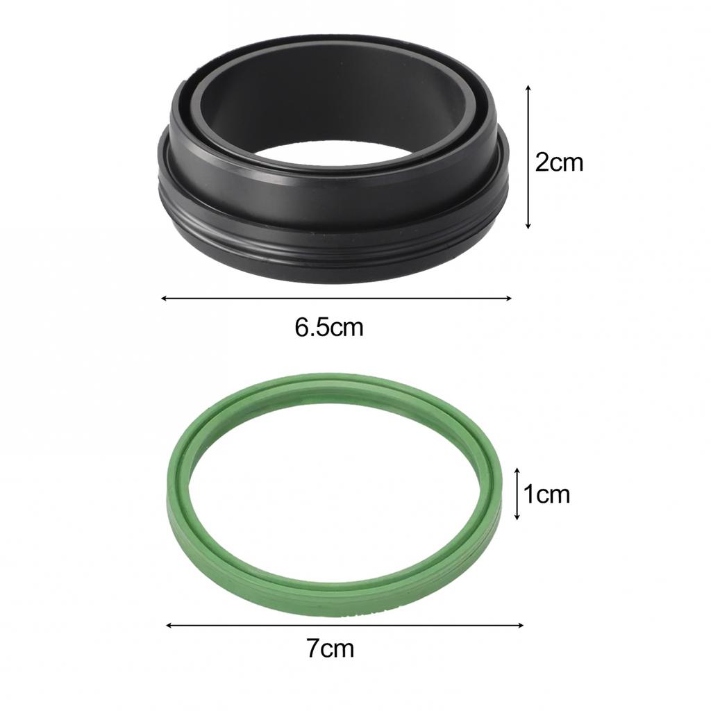 4X Tube  for Turbo Collector Intercooler Seal Kit 11617801222 For Bmw 3 5 7