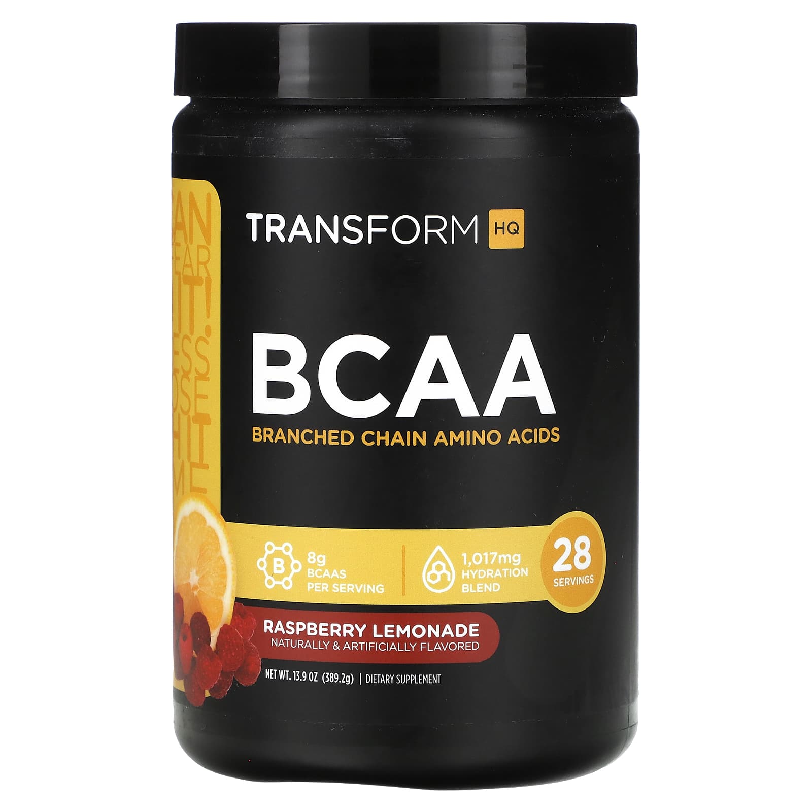 

TransformHQ, BCAA, Raspberry Lemonade, 13.9 oz (389.2 g)