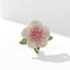 New Alloy Brooch High-end Niche Women's Peony High-end Pin Coat Suit High-end Versatile Brooch