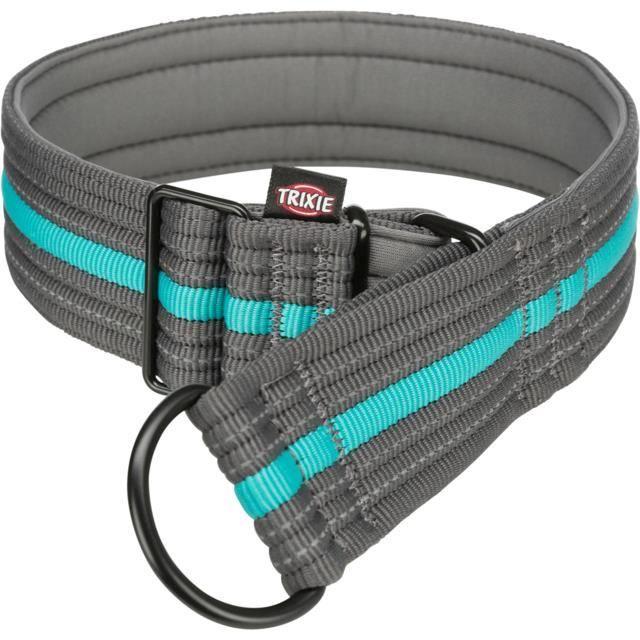 Collier - TRIXIE - Fusion Semi Etrangleur - M-L - Bleu - Pour Chien Moyen