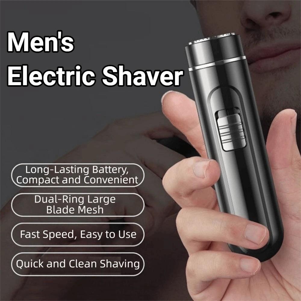 Cordless Men Electric Shaver Type-C Charging Face Hair Remover Tool Men's Beard Trimmer Daily Use