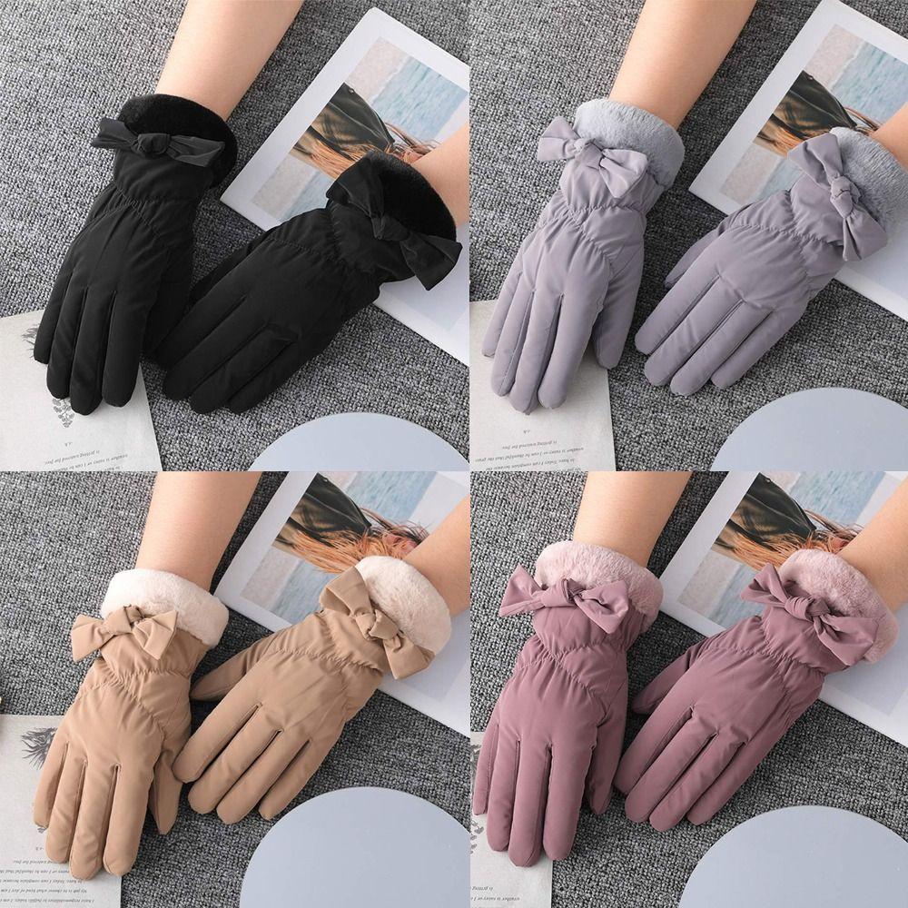 Touch Screen Windproof Cold Gloves Fleece Cold Weather Gloves  Riding Skiing Motorcycle