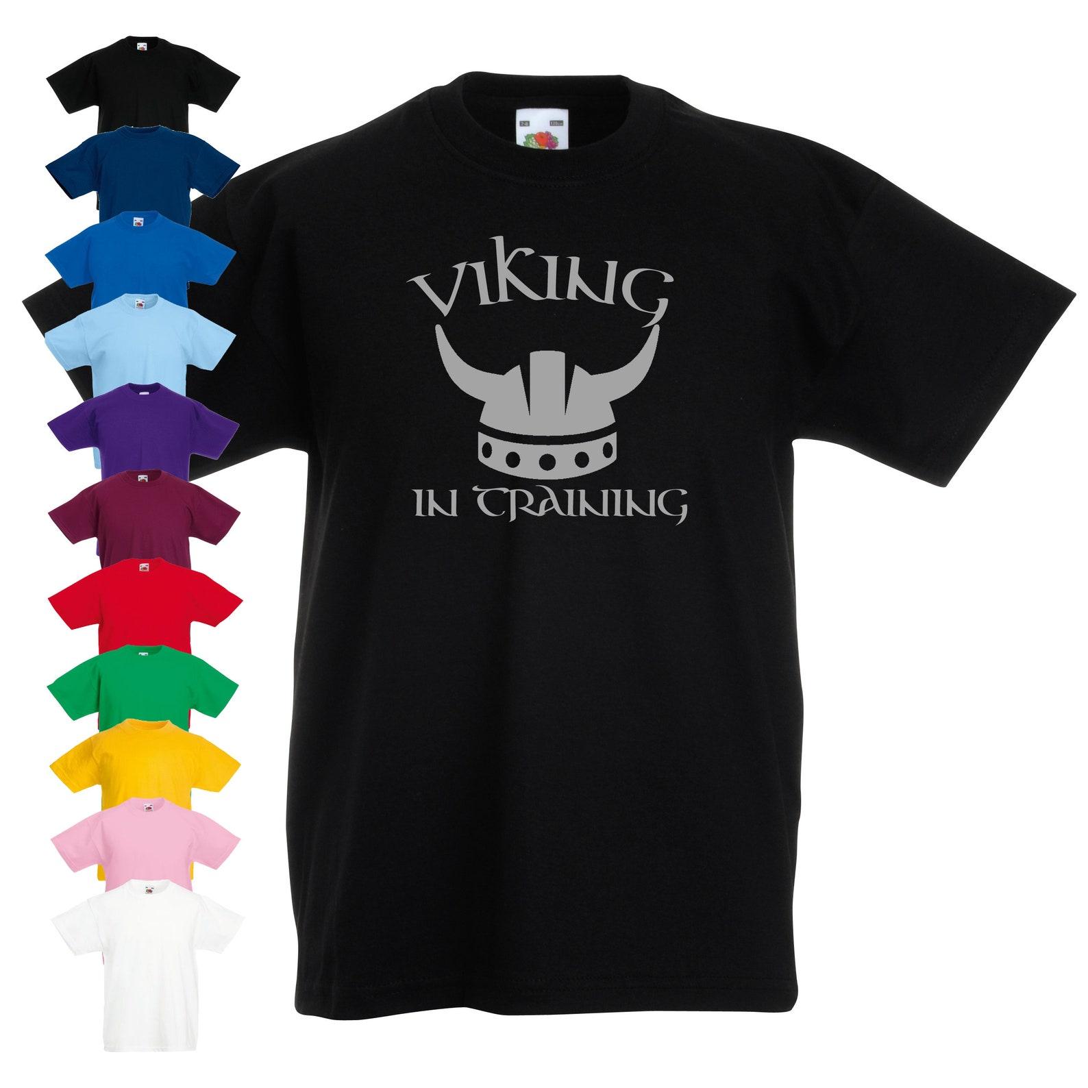 Viking in training children s T-Shirt. For that viking mad kid who s destined for battle. L
