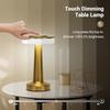 LED Table Light 3 Color Retro Coffee Table Lamp Touch Bar Desktop Decorative Lamp Sensor Rechargeable Night Light For Bedroom