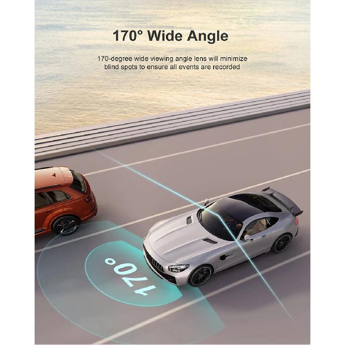 4Lens 360° Dash cam Voice 1080P Video Recorder Car DVR Recording camera Front left right Rear View Auto 4ch dashcam 24H Parking