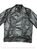 Real Hot Black Handmade Biker Motorcycle Coat Casual Party Men Soft Real Jacket