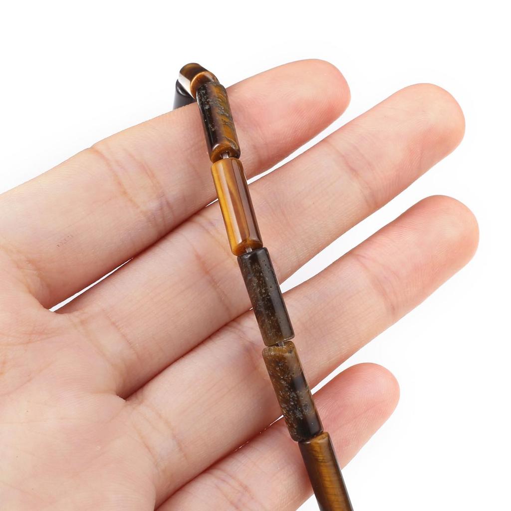 Natursteinsperler Gull Svane/Turkis Sylindrisk Isolasjonsperle For Smykkefremstilling DIY Halskjede Armbånd Øredobber Tilbehør