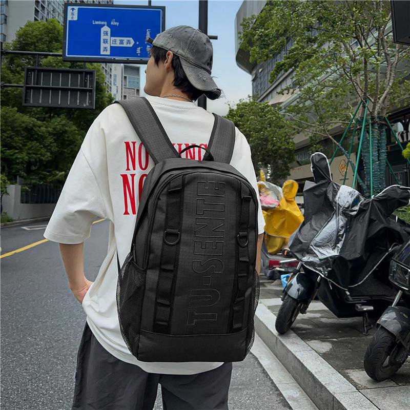 Exquisite Contrasting Colors and Large Capacity, Junior High School and High School Students, Schoolbags, Travel Sports Bags, Backpacks.
