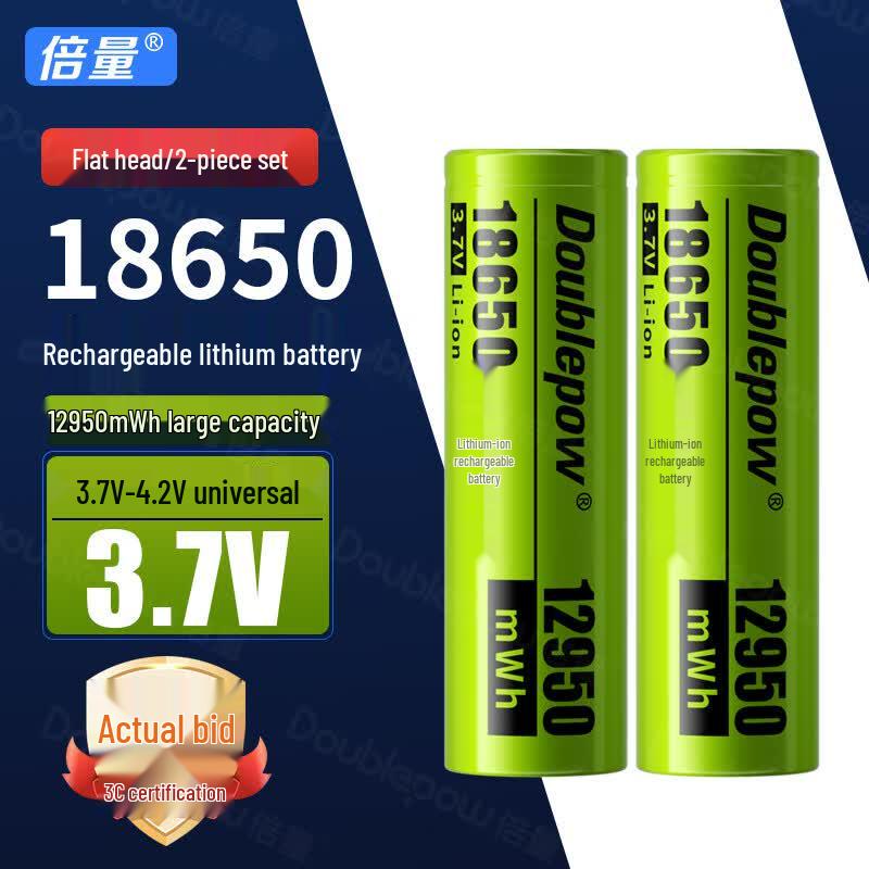 Doublepow 18650 Li-ion Batteries and Smart Charger CN plug (adapter included)