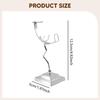 Sleek Metal Rock Display Easel Holder Base for Natural Stone Crystal Photography Home Classroom