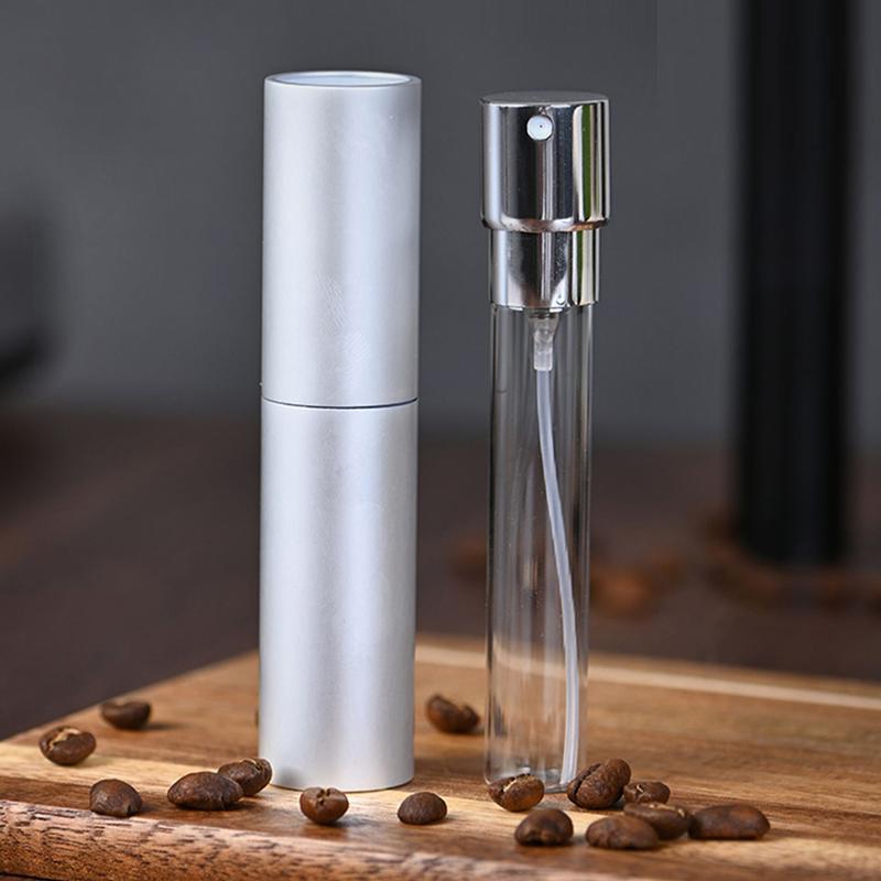Kaffebønnesprayflaske Bærbar luftfukterpulver Antiflue og statisk elektrisitet Minisprøyte Espressokverntilbehør