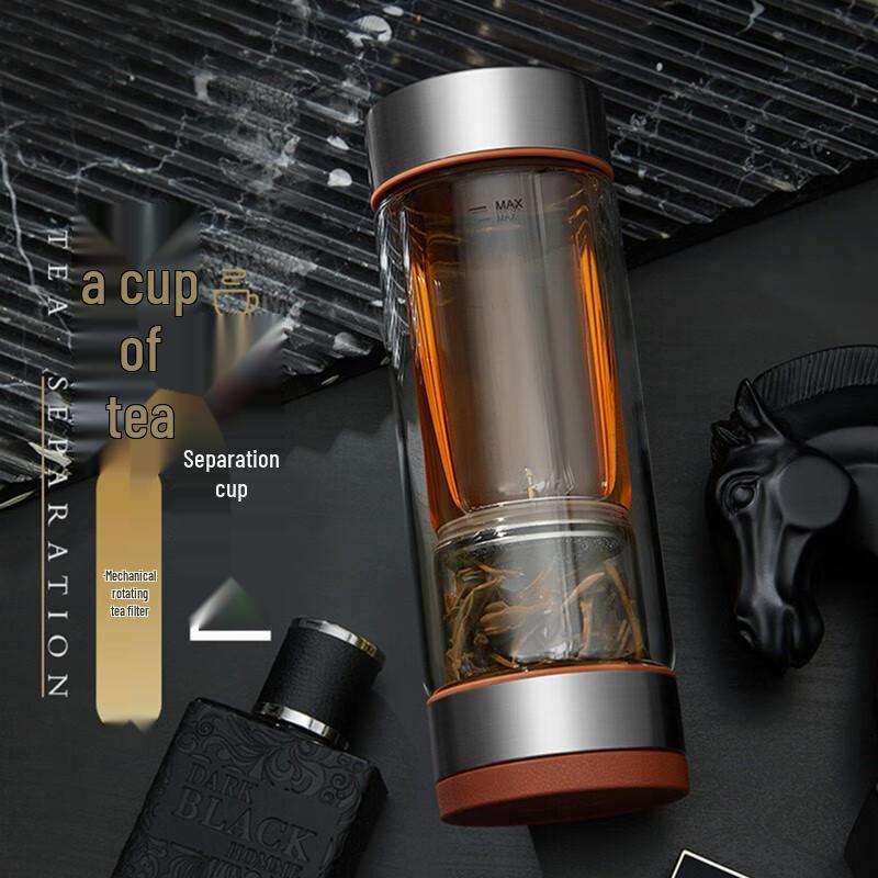 Supor Double-Wall Glass Tea Infuser Bottle