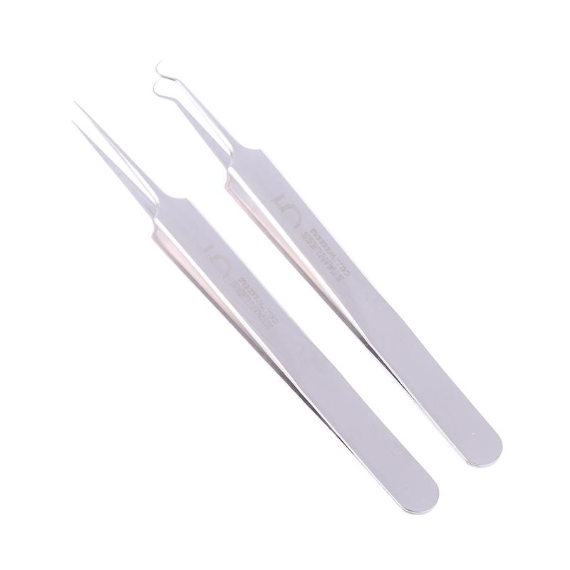 Blackhead Remover Tweezers Stainless Steel Pimple Remover Tweezers Precision Pimple Popper Tool Cell Clip For Skin Purification