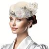 Female Fashion Woolen Band Performance Costumes, Top Hats, Flight Attendant Hats