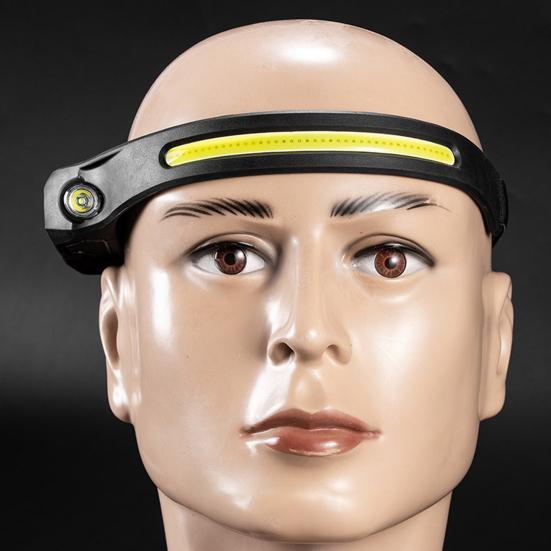 Multi-function Headlight with Motion Sensor 5 Modes Adjustable Waterproof USB Rechargeable Hands-free Outdoor Camping Night Running Fishing Headlamp