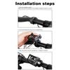 Bicycle Mount Phone Holder Aluminum Alloy Motorcycle Phone Mount Electric Scooter Phone Holder for 2.16 To 3.93 in Smartphone